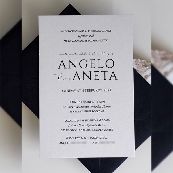 Aneta Digital Print Invitation
