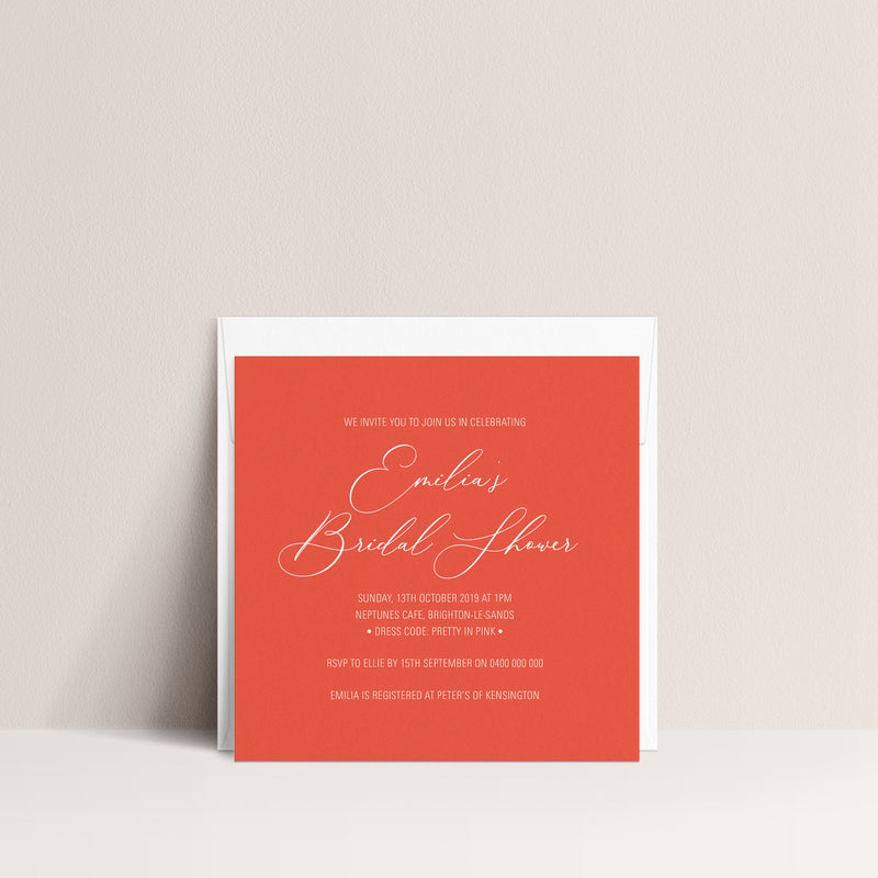 Emilia Bridal Shower Invitation