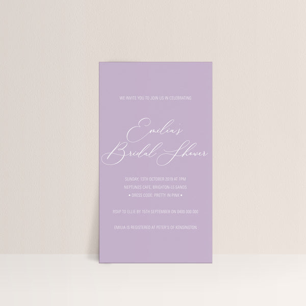 Emilia Bridal Shower Invitation - Digital File Only