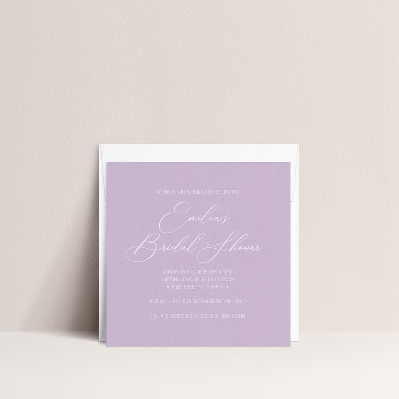 Emilia Bridal Shower Invitation