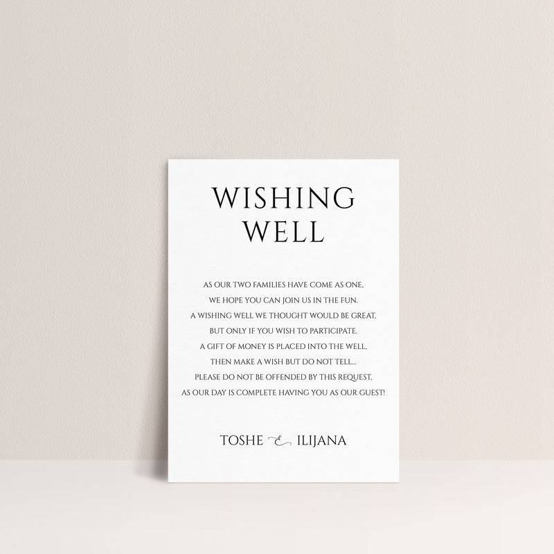 Ilijana Wishing Well Card