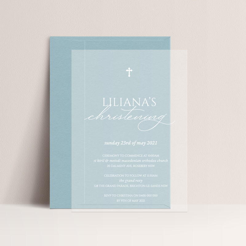 Liliana Acrylic Invitation