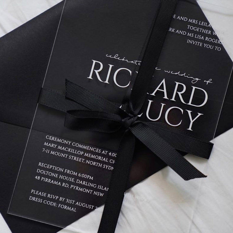 Lucy Acrylic Invitation