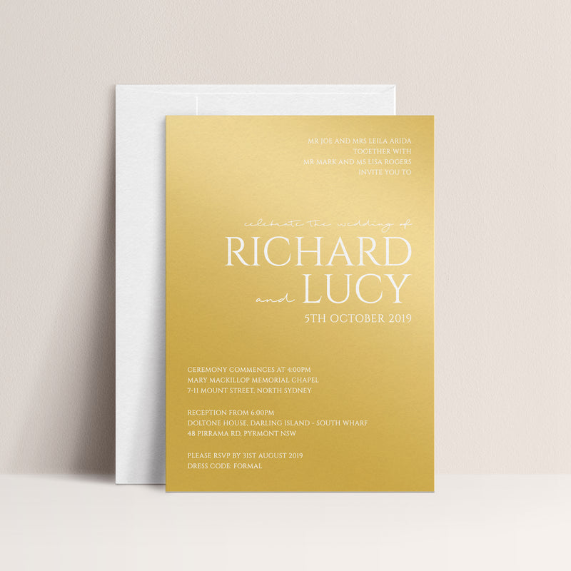 Lucy Acrylic Invitation