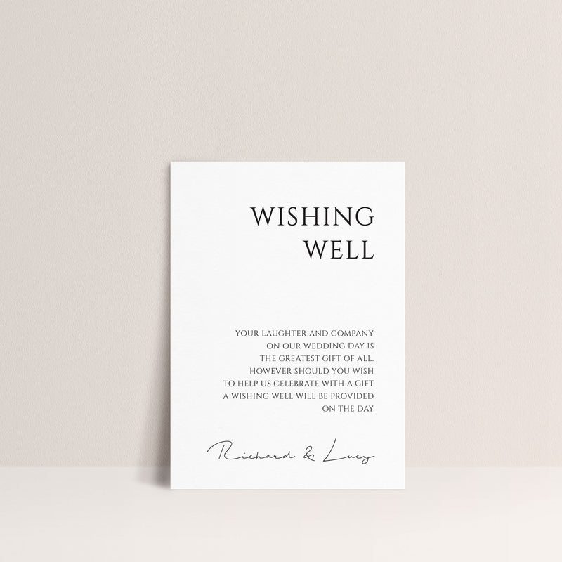 Lucy Wishing Well Card