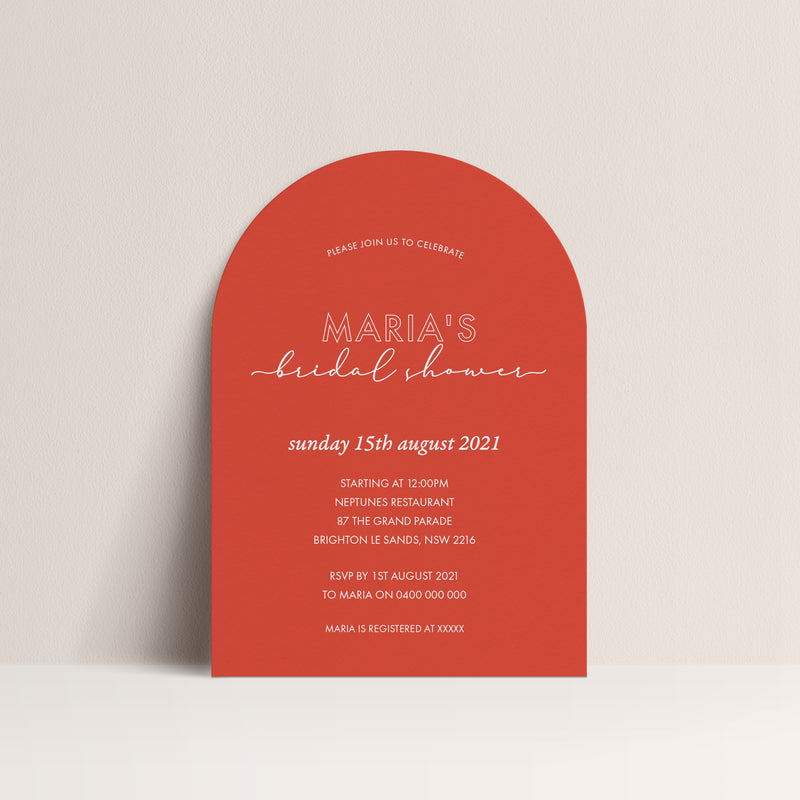 Maria Bridal Shower Invitation - Digital File Only