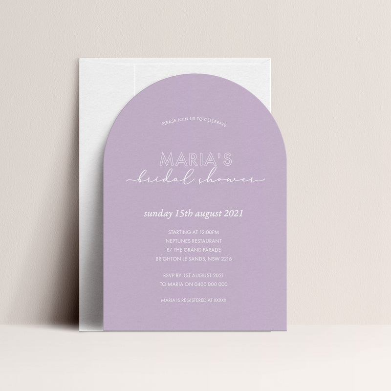 Maria Bridal Shower Invitation