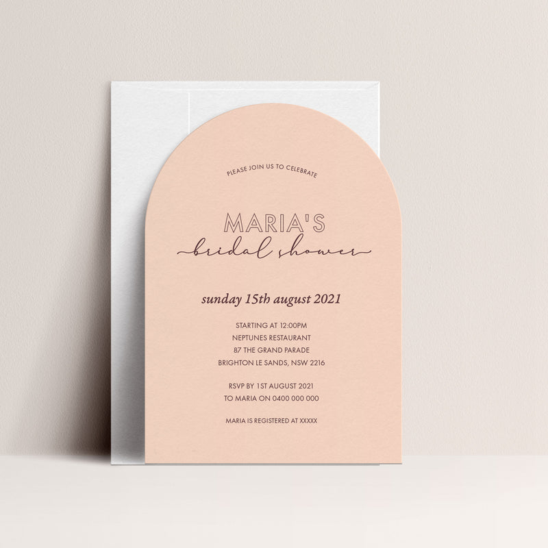 Maria Bridal Shower Invitation