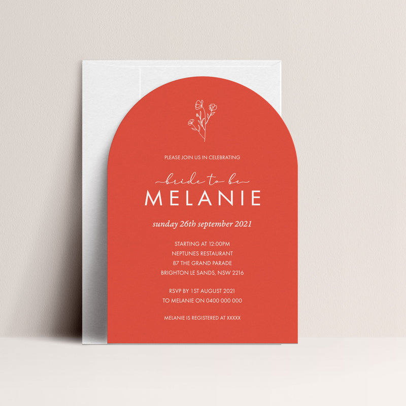 Melanie Bridal Shower Invitation