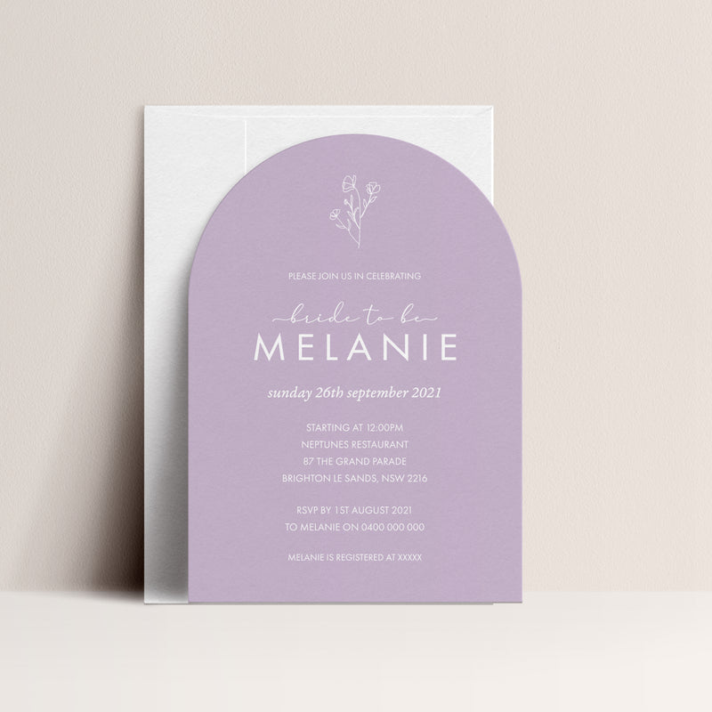 Melanie Bridal Shower Invitation