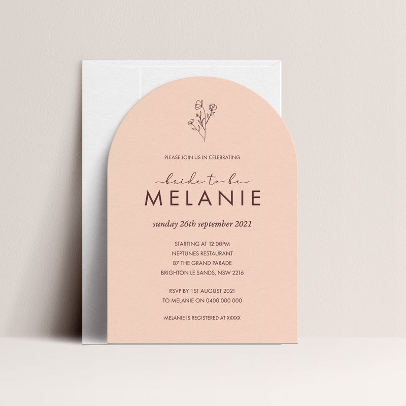 Melanie Bridal Shower Invitation