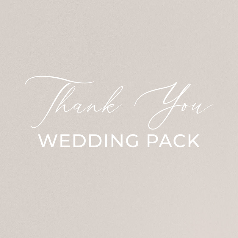 Thank You Wedding Pack