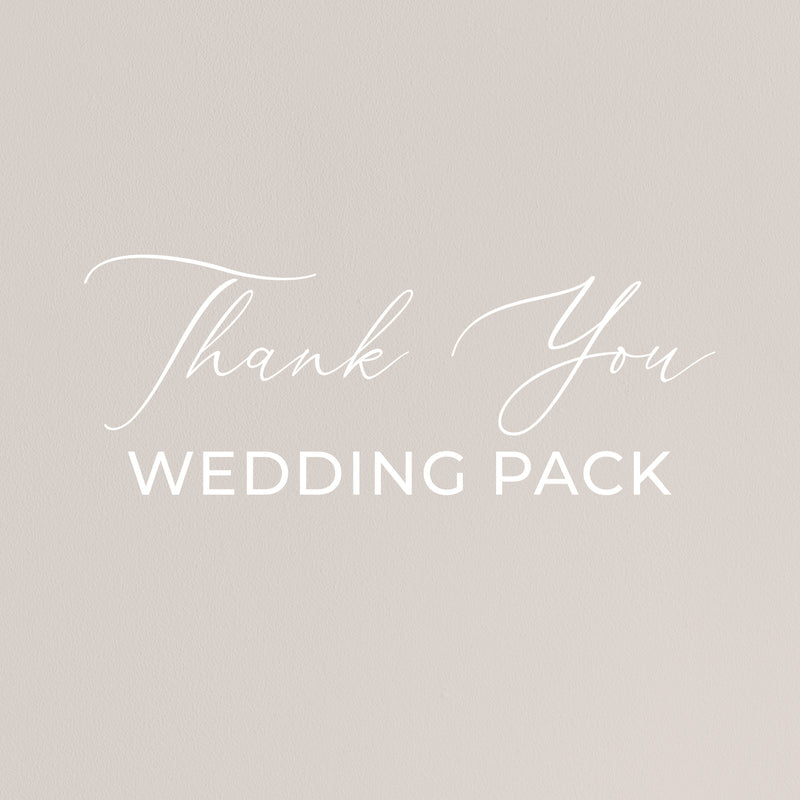 Thank You Wedding Pack